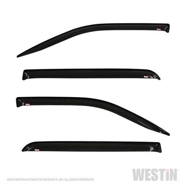 Tape On Wind Deflector 4pc